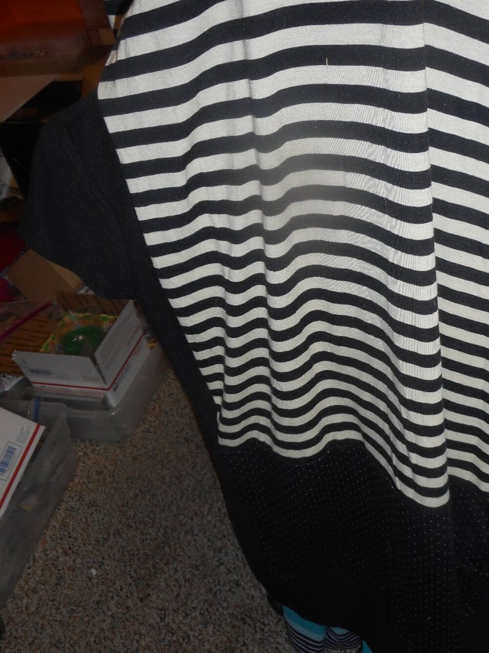 LULAROE - dress, stripes and dots, color block
